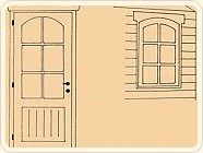 Zrubové chaty - Dvere a okná | DORATO s.r.o.